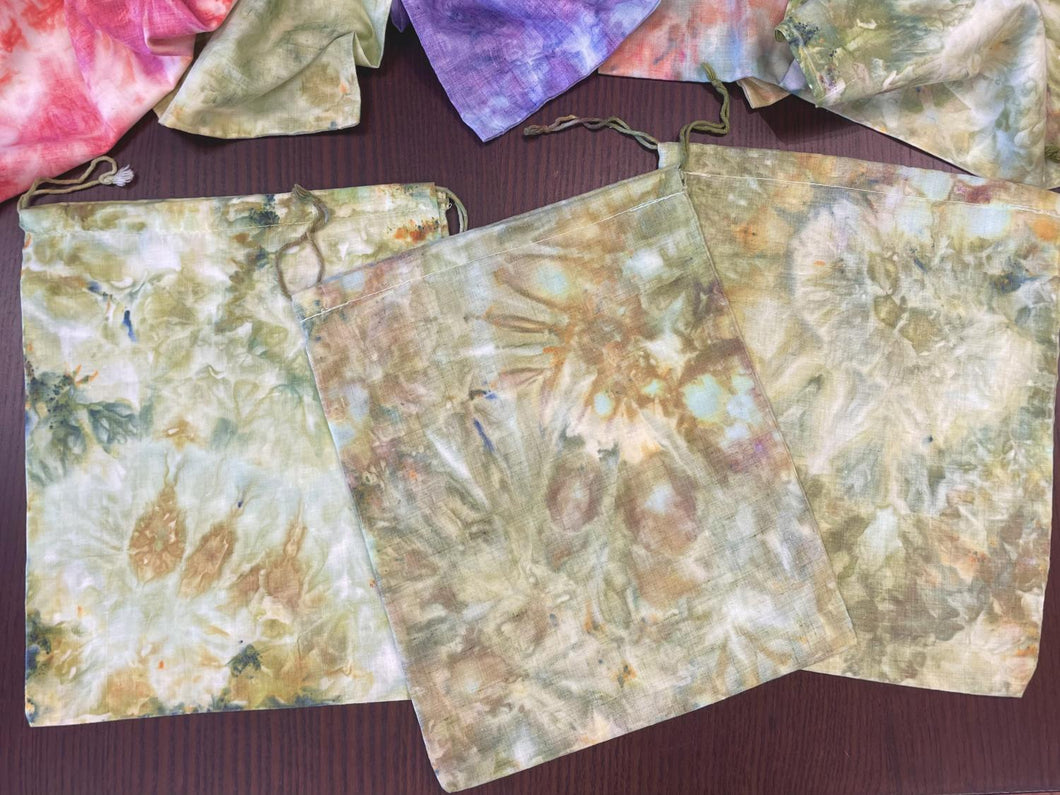 Small Ice Dyed Project Bags