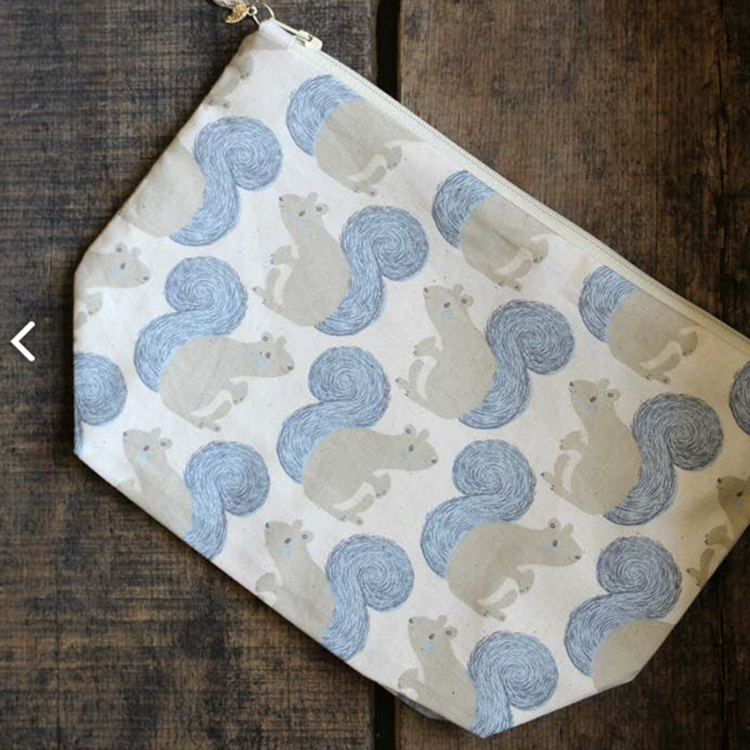 Blue Squirrel Project Pouch