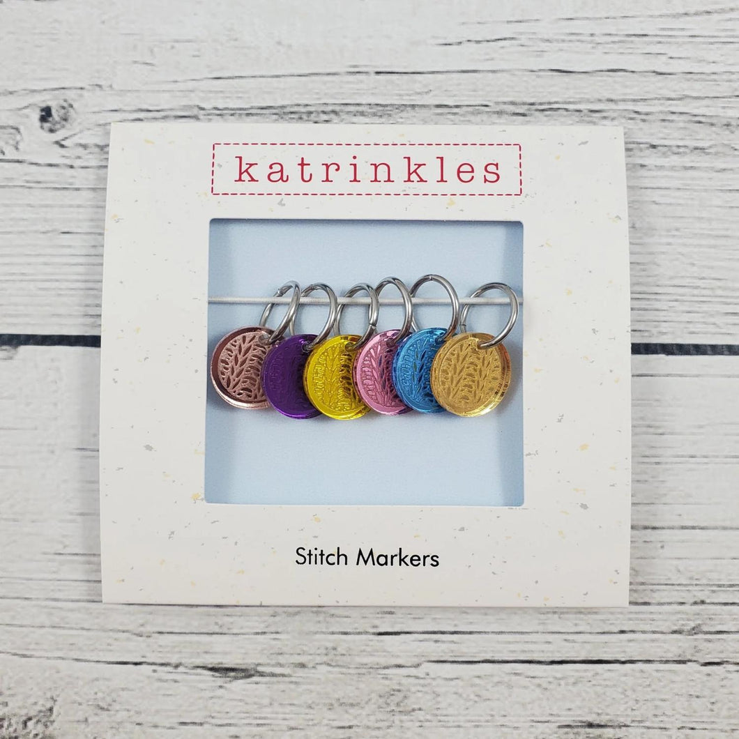 Katrinkles Knit Round Stitch Marker Set